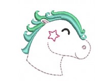 Stickserie - Pferd Pferdekopf 1